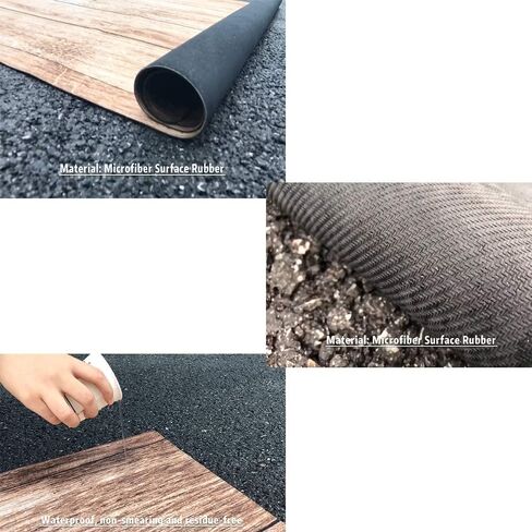 Kate 7x5ft/2.2x1.5m Photo Floor Mat Brown Wood Texture Rubber Photography Mat Indoor Photo Studio Props in Saudi Arabia