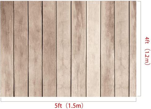 Kate 7x5ft/2.2x1.5m Photo Floor Mat Brown Wood Texture Rubber Photography Mat Indoor Photo Studio Props in Saudi Arabia