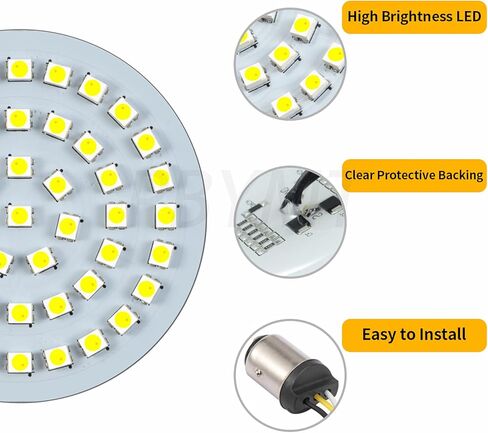 PBYMT 1157 LED ضوء إشارة الانعطاف الأمامي والخلفي، ضوء فرامل تشغيل 2 بوصة، متوافق مع Harley Davidson Sporster Touring Electra Street Glide Road King 1997-2024 in Kuwait