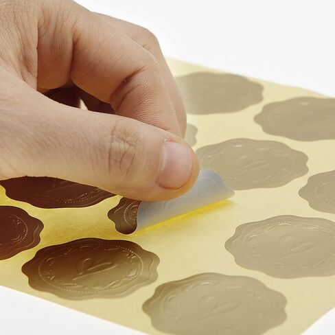 ملصقات على شكل قلب ذهبي من 300 متنزه، ملصقات على شكل مغلف على شكل قلب ذهبي منقوش، ملصقات شمع على شكل مظروف ذهبي منقوش - ملصقات ذهبية للأظرف، ملصقات زفاف تحية لتزيين المنزل بنفسك in Kuwait