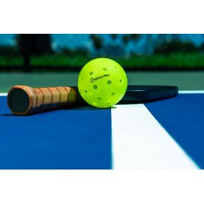 Outdoor Pickleball Balls, USA Pickleball (USAPA) Approved, 3 Packs, 6 Packs, 12 Packs, high Bounce, Hardness and Extremely Durable, neon Green, 40 Holes. in Saudi Arabia