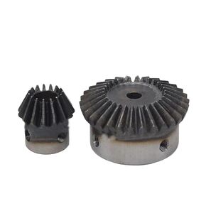 Industrial Gear,Pinion spur Gear 1pcs Single 1 Mod Bevel Gear 1:2 20 Teeth Bore 6mm Steel 1M Mechanical Transmission Parts Gear(8mm) in Kuwait