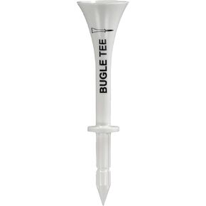 Bugle Tee White, 3 1/4" - Durable, Flexible, Consistent Height Golf Tee in Saudi Arabia