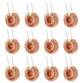 12 Pcs Vertical Toroid Magnetic 47uh 5A Inductance Coil toroid core Inductor Kit Toroid Inductor for DIY Circuit Board Transformers in Kuwait