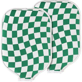2 PCS Paddle Cover متوافق مع غلاف مجداف المخلل Neoprene غلاف مضرب النيوبرين مع سحاب ، 11.81 × 8.66 بوصة متوافقة مع أغطية حماية كرة المخللة للرجال النساء in Kuwait