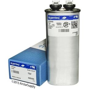 GE Genteq Oval Capacitor 15 uf MFD 440 Volt Z97F9625 97F9625 in Saudi Arabia