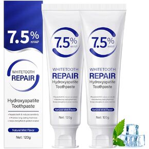 Hydroxyapatite Toothpastes for Enamel Protection and Tooth Strengthening, with Gentle Mint, Provides Long-Lasting Fresh Breath, Daily Use for Oral Health, 4.23 OZ in Kuwait