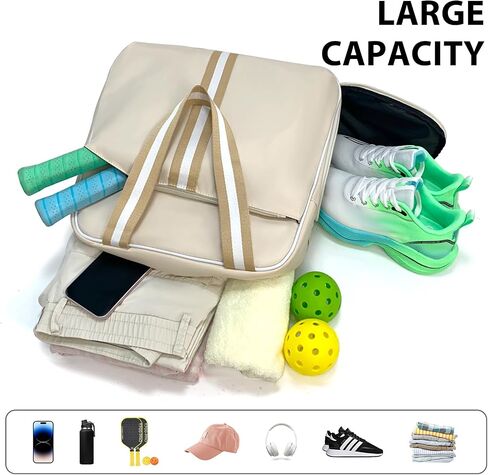Pickleball Bag, Pickleball Backpack for Women & Men, Pickleball Tote Bag with Shoes Compartment in Saudi Arabia