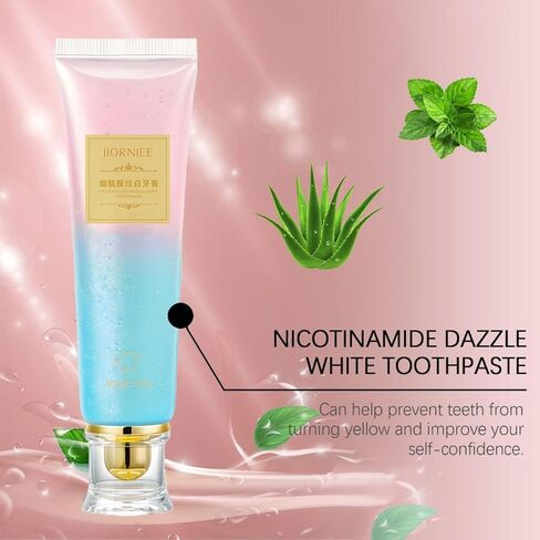Niacinamide Whitening Toothpaste,Remove Tooth Stains,Improves Gum Health Fresh Breath 3.53 oz/ 100g (1) in Saudi Arabia