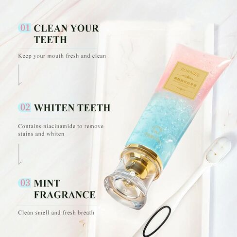 Niacinamide Whitening Toothpaste,Remove Tooth Stains,Improves Gum Health Fresh Breath 3.53 oz/ 100g (1) in Saudi Arabia