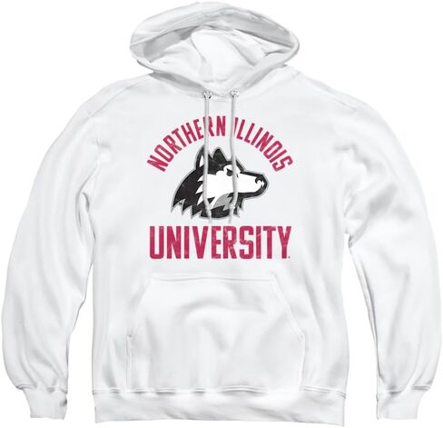 مسؤول جامعة إلينوي الشمالية NIU Huskies Logo للجنسين للبالغين هوديي in Saudi Arabia