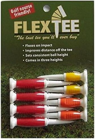 Flex Tee - Standard Colors - 8 Pack Golf Tees - 3 Different Heights in Saudi Arabia