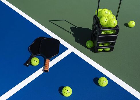 Outdoor Pickleball Balls, USA Pickleball (USAPA) Approved, 3 Packs, 6 Packs, 12 Packs, high Bounce, Hardness and Extremely Durable, neon Green, 40 Holes. in Saudi Arabia