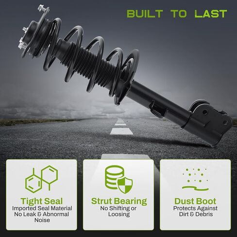 AutoSaver88 Front Complete Struts الصدمات وتجميع الربيع لفائف متوافقة مع طيار 2016-2022 in Saudi Arabia