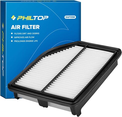 PHILTOP Engine Air Filter, Replacement for CA12061 Pilot V6 3.5L(2016-2021), Ridgeline (2017-2020), Odyssey V6 3.5L(2018-2022), Passport 3.5L(2019-2021), MDX 3.5L(2016-2021), TLX (2021), Pack of 1 in Kuwait
