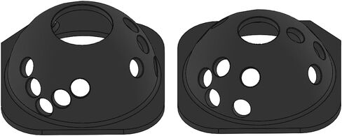 Generic Golf Ball Marking Template and Tag Marker for Rapsodo RPT MLM2PRO Launch Monitor, Black in Saudi Arabia