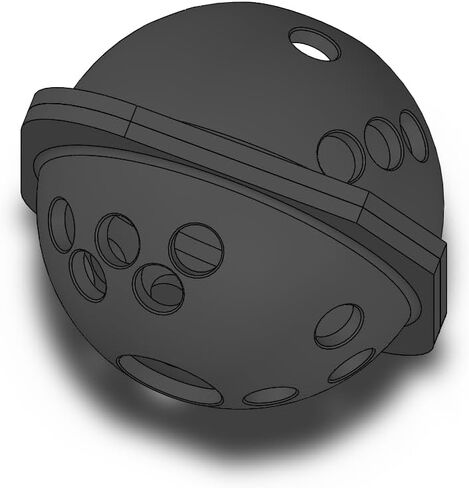 Generic Golf Ball Marking Template and Tag Marker for Rapsodo RPT MLM2PRO Launch Monitor, Black in Saudi Arabia