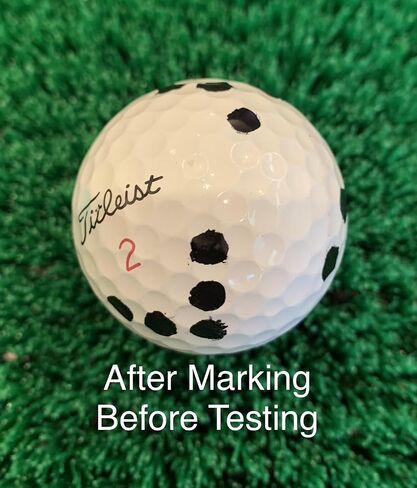 Generic Golf Ball Marking Template and Tag Marker for Rapsodo RPT MLM2PRO Launch Monitor, Black in Saudi Arabia