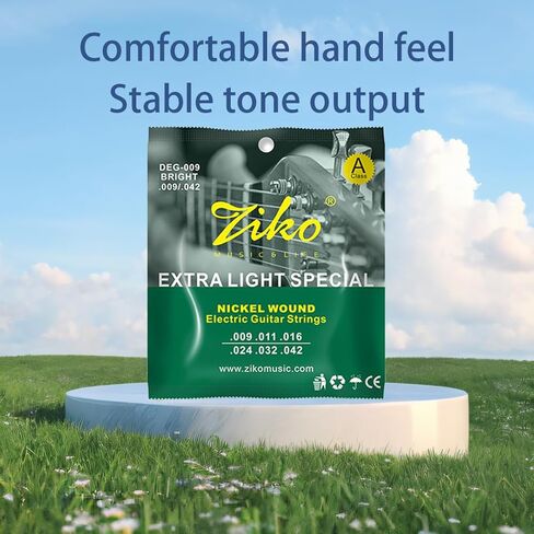 Ziko Extra Light Special SPECIAL Guitar Guitar ، جرح النيكل ، .009-.042 in Kuwait