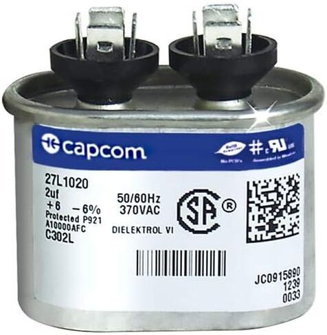 GE Industrial 27L1020 / 27L1020BX - 2 UF MFD 370 VOLT بديل بواسطة Genteq in Saudi Arabia