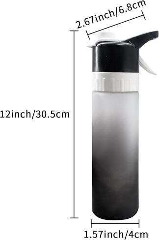 زجاجة مياه رياضية Wesoke مع ضباب رذاذ ، زجاجة ماء من Tritan Plastic Free Tritan ، و 650 مل من مياه الشرب زجاجة ماء مقاومة للتسرب. in Kuwait