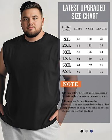 Taiyin 3 Pack Men's Big and Tall Tops Quick Muscle تمرينًا جافًا بلا أكمام in Saudi Arabia