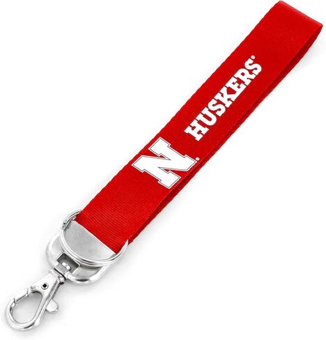 Aminco NCAA Nebraska Cornhuskers Deluxe Wristlet Keychain in Saudi Arabia