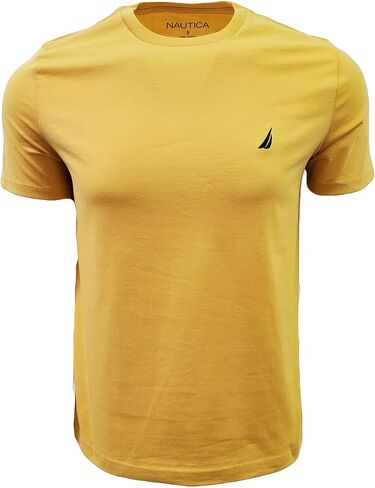 Nautica Men's Short Sleeve Crewneck Tee T-Shirt (Small, Charcoal Heather) in Saudi Arabia
