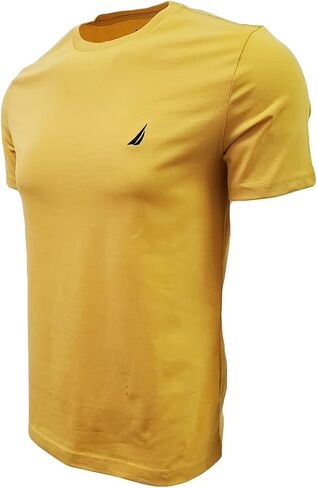 Nautica Men's Short Sleeve Crewneck Tee T-Shirt (Small, Charcoal Heather) in Saudi Arabia