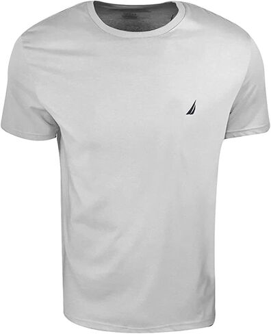 Nautica Men's Short Sleeve Crewneck Tee T-Shirt (Small, Charcoal Heather) in Saudi Arabia