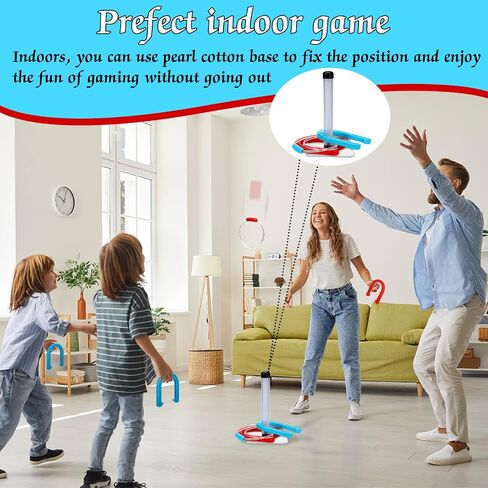 LED RING TOSS لعبة للبالغين رنين إرم وألعاب الحصان في الهواء الطلق للبالغين والأسرة 12 PCS THER in Saudi Arabia