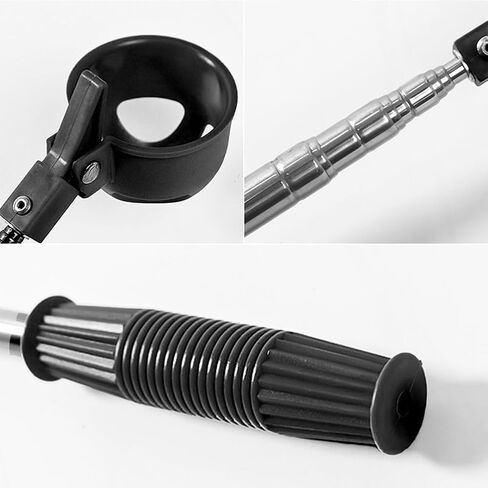 Kakalote Golf Ball Retriever, Portable Telescopic Scoop Saver Pick Up Golf Ball Grabber Pick Up with Locking Clip in Saudi Arabia
