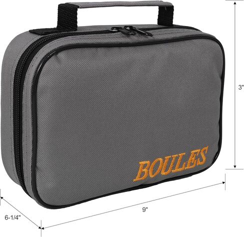 مجموعة ألعاب Petanque ، مجموعة كرات Bocce Ball Metal Outdoor ، لعبة Boules الكلاسيكية الفرنسية مع 6 كرات فولاذية 73 مم ، كرة جاك خشبية ، أداة قياس وحالة حمل سوداء in Saudi Arabia