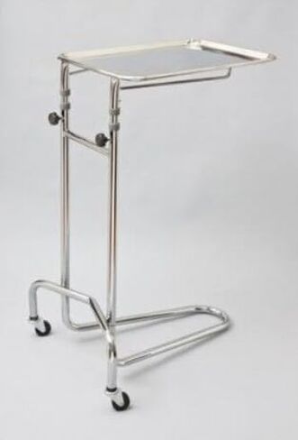 4366 Calf Base Double Post Mayo Stand Large Tray in Saudi Arabia