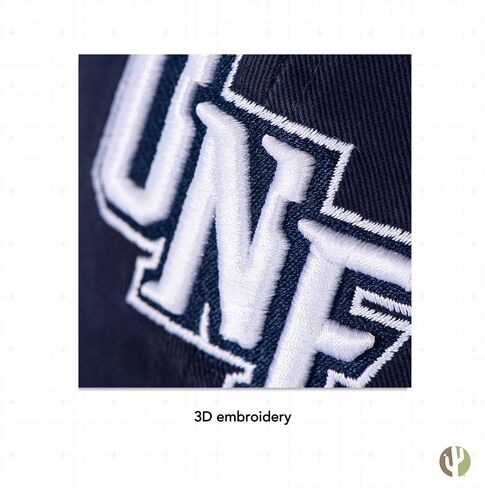Desert Cactus University of North Florida Baseball Hat UNF Ospreys Brimmed Embroirderd Hats Cap Adjustable Cloth Strap Adult (Style C) Blue in Saudi Arabia