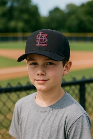 Officially Licensed St. Louis Youth Boys Girls Baseball Hat Classic Edition Black MVP Kids Adjustable STL Team Logo Sports Cap in Saudi Arabia