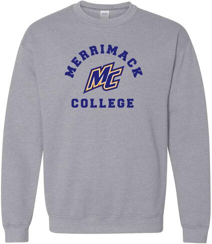 Merrimack College Mascot Logo Usisex Crewneck Sweatshirt - Merrimack Warriors Apparel in Kuwait