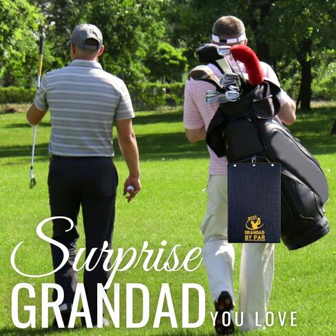 مجلة Grandad Golf ، هدايا Grandad في يوم الأب ، 15.8 × 23.6 بوصة من منشفة الجولف الدقيقة لأكياس الجولف in Saudi Arabia
