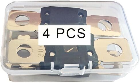 30A ANM, 30A 32V, 30AMG Fuse, 30Amp, 30ANM, High Current Fuse Bolt-on Compatible with Cars, Trucks, Construction Vehicles, Buses, Caravans (4 pcs) in Kuwait