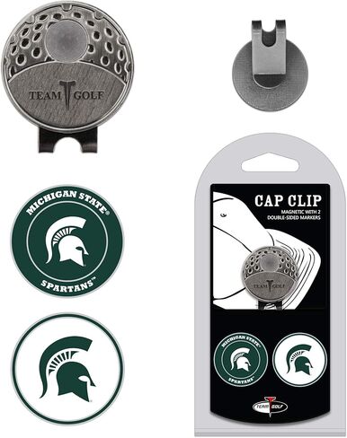 NCAA Michigan State Spartans Golf Cap Clip 2 Ball Markers in Saudi Arabia