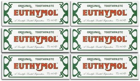 e uthymol معجون الأسنان الأصلي 75 مل من 6 in Kuwait