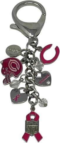 Pro Specialities Group NFL Logo Pink Ribbon Charm Cluster Clestr in Kuwait