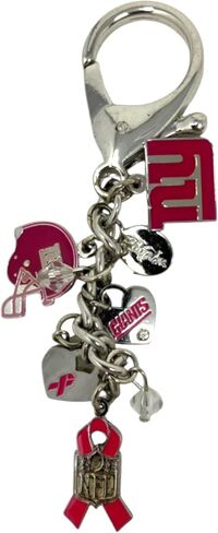 Pro Specialities Group NFL Logo Pink Ribbon Charm Cluster Clestr in Kuwait