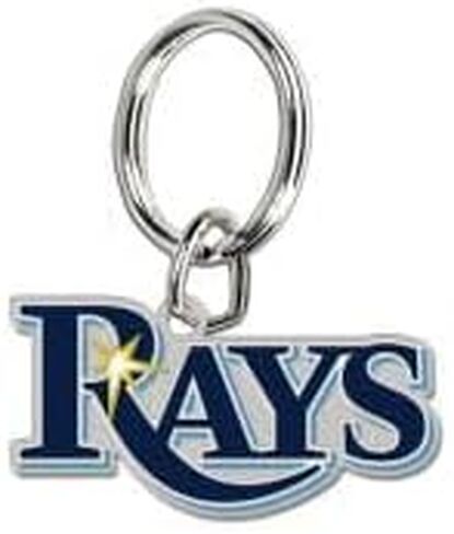 Tampa Bay Rays Cloisonne Key Ring Carded in Saudi Arabia