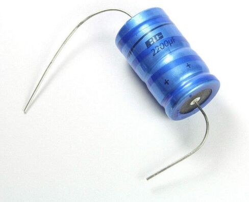 (NG #40) 2PCS BC Components Axial Capacitor ، 220uf 100V ، LL Series in Saudi Arabia