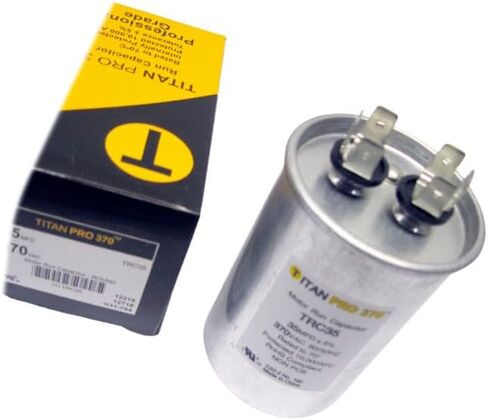 TRC35 Titanpro HVAC Round Motor Run Capacitor 35 MFD/UF 370 VOLTS in Kuwait