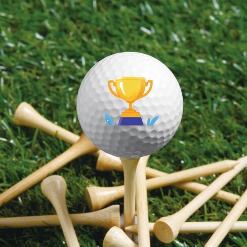 PLIGREAT Golf Elements Golf Ball Markers, Colorful Marking Stickers 2 Sheets Cartoon Style Golf Ball Customise Markers Golfer Gift Golfing Accessories in Saudi Arabia