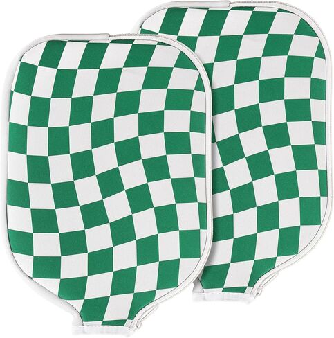 2 PCS Paddle Cover متوافق مع غلاف مجداف المخلل Neoprene غلاف مضرب النيوبرين مع سحاب ، 11.81 × 8.66 بوصة متوافقة مع أغطية حماية كرة المخللة للرجال النساء in Saudi Arabia