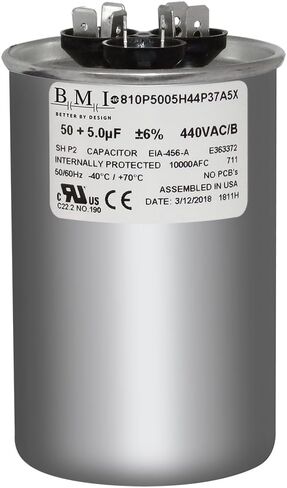 50 + 5 UF BMI CAPACITION 440 VAC AC MOTOR # 810P5005H44P37A5X in Saudi Arabia