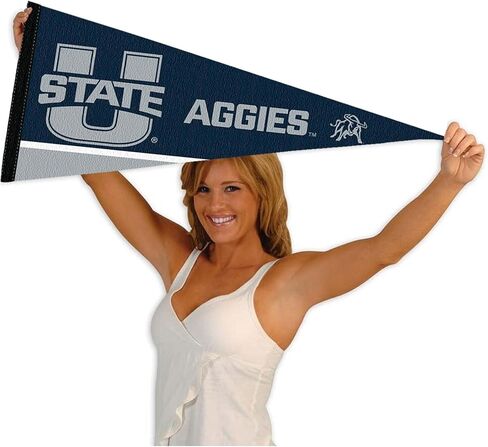 أعلام الكلية و Banners Co. Utah State Aggies Logo Belnant in Kuwait